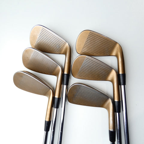 Used Cobra King Forged Tec Copper Iron Set / 5 - PW / Stiff Flex / Left-Handed