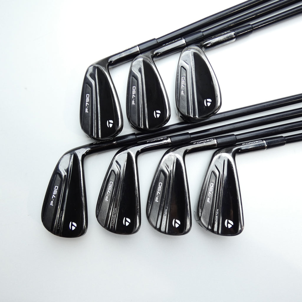Used TaylorMade P790 2019 Black Iron Set / 4 - PW / Stiff Flex