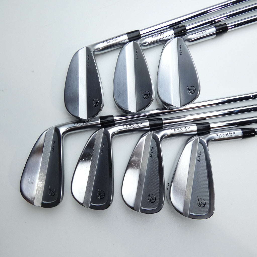 Used Takomo 301 CB & 301 MB Combo Set Iron Set / 4 - PW / Regular Flex