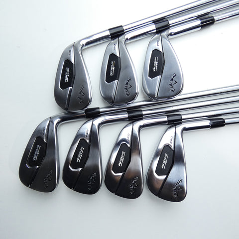 Used Callaway Rogue ST Pro Iron Set / 4 - PW / X-Stiff Flex