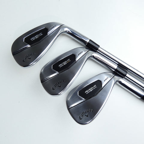 Used Callaway Rogue ST Pro Iron Set / 4 - PW / X-Stiff Flex