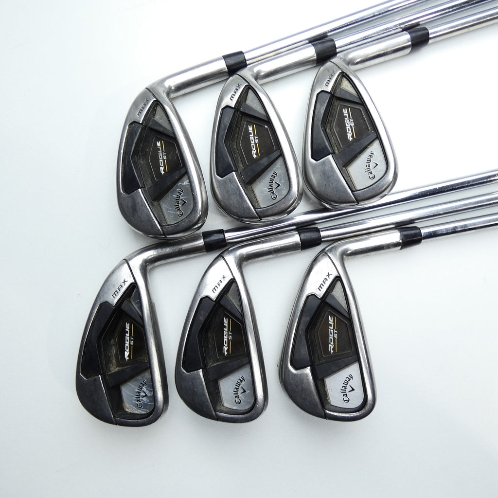 Used Callaway Rogue ST MAX Iron Set / 5 - PW / Regular Flex