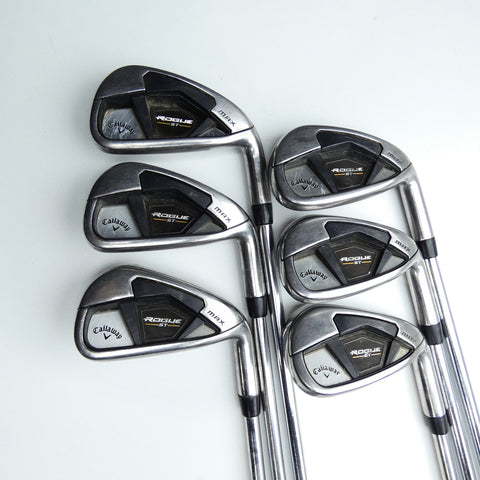 Used Callaway Rogue ST MAX Iron Set / 5 - PW / Regular Flex