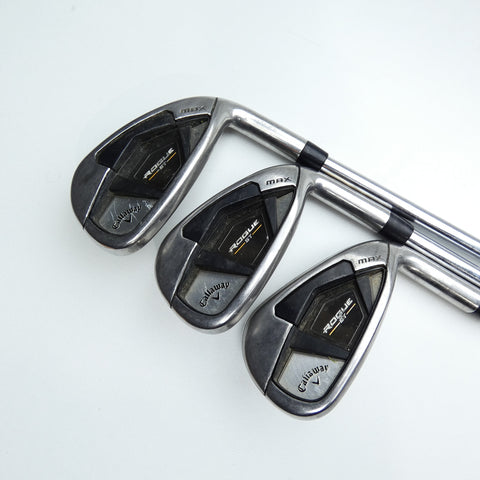 Used Callaway Rogue ST MAX Iron Set / 5 - PW / Regular Flex