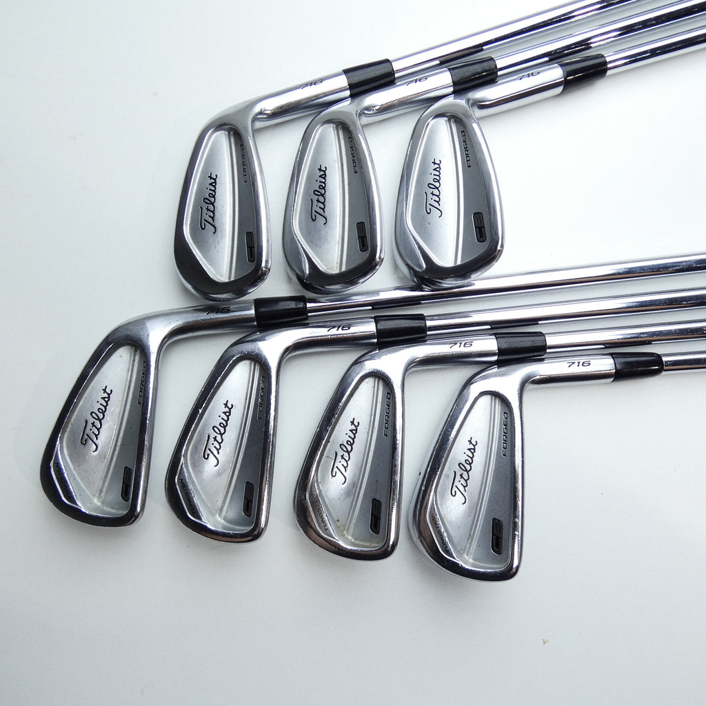 Used Titleist CB 716 Iron Set / 4 - PW / X-Stiff Flex