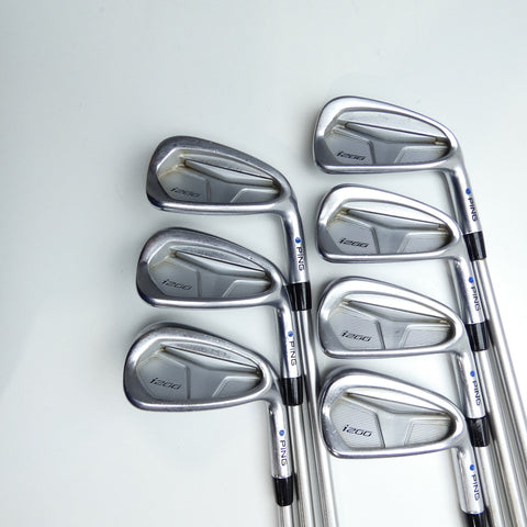 Used Ping i200 Iron Set / 4 - PW / Stiff Flex