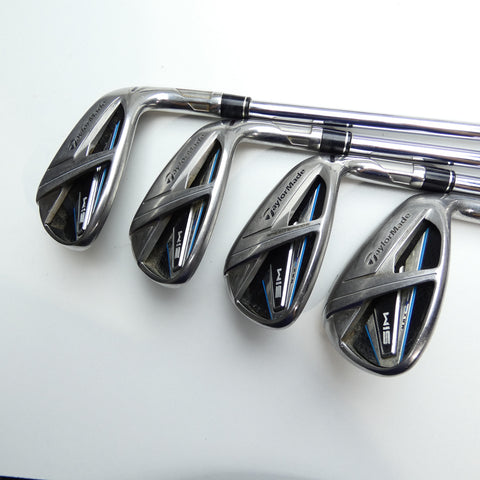 Used TaylorMade SIM Max Iron Set / 5 - SW + AW / Regular Flex
