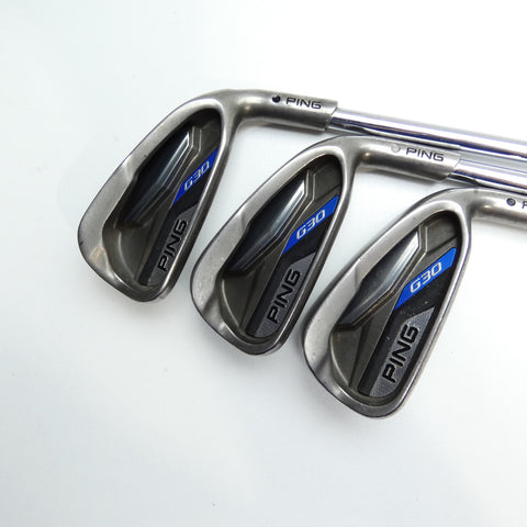 Used Ping G30 Iron Set / 5 - PW / Regular Flex