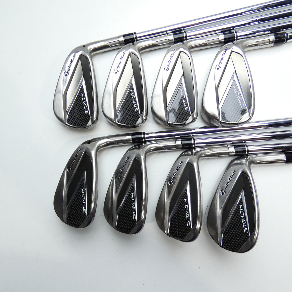 Used TaylorMade Stealth Iron Set / 5 - SW + AW / Regular Flex