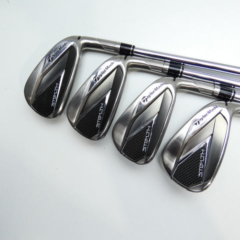 Used TaylorMade Stealth Iron Set / 5 - SW + AW / Regular Flex