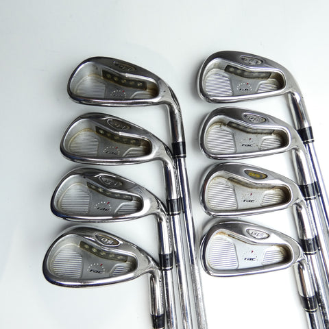Used TaylorMade RAC OS Iron Set / 3 - 9 IRON / Regular Flex