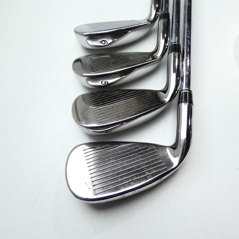 Used TaylorMade RAC OS Iron Set / 3 - 9 IRON / Regular Flex