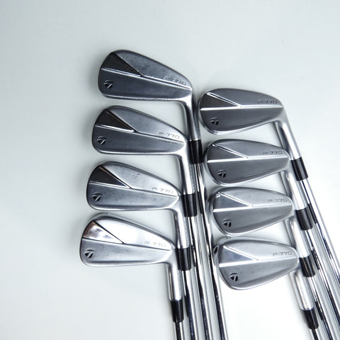 Used TaylorMade P770 2023 Iron Set / 4 - PW + AW / X-Stiff Flex
