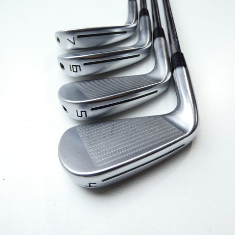 Used TaylorMade P770 2023 Iron Set / 4 - PW + AW / X-Stiff Flex