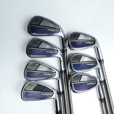 Used Callaway Paradym Iron Set / 4 - PW / Stiff Flex