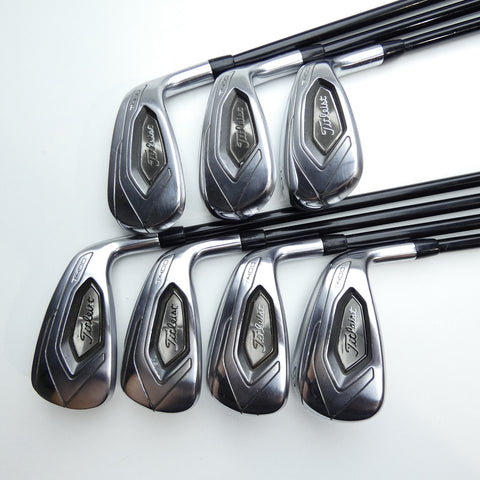 Used Titleist T400 Iron Set / 7 - SW + 43° + 49° / Regular Flex