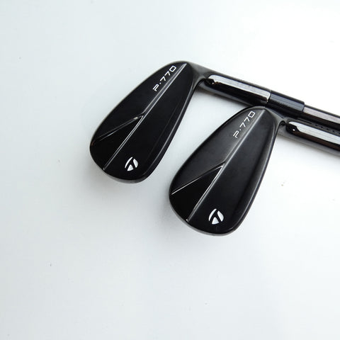 Used TaylorMade P770 2023 Black Iron Set / 6 - PW / Stiff Flex