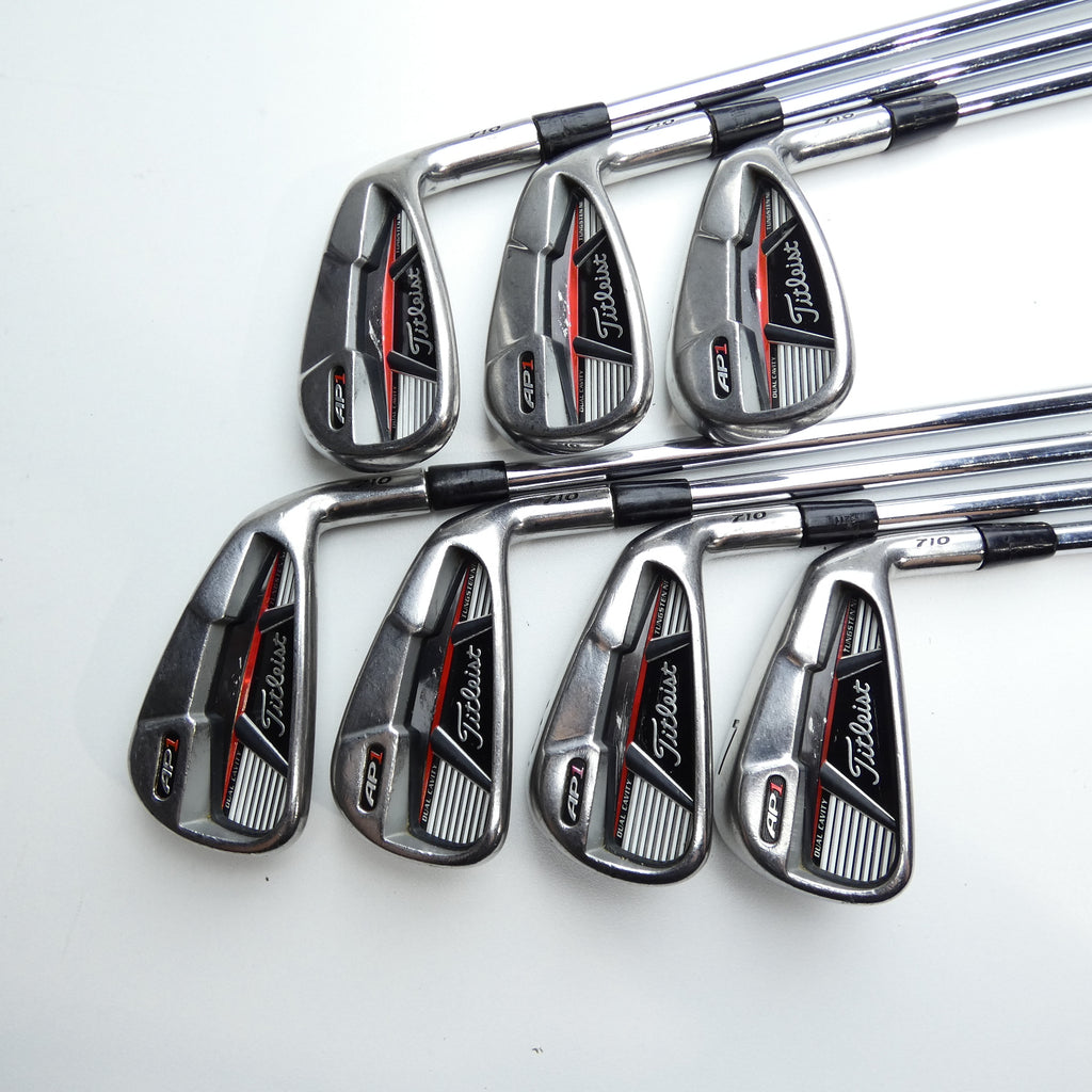 Used Titleist AP1 710 Iron Set / 4 - PW / Regular Flex