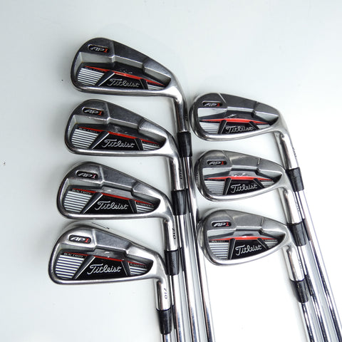 Used Titleist AP1 710 Iron Set / 4 - PW / Regular Flex