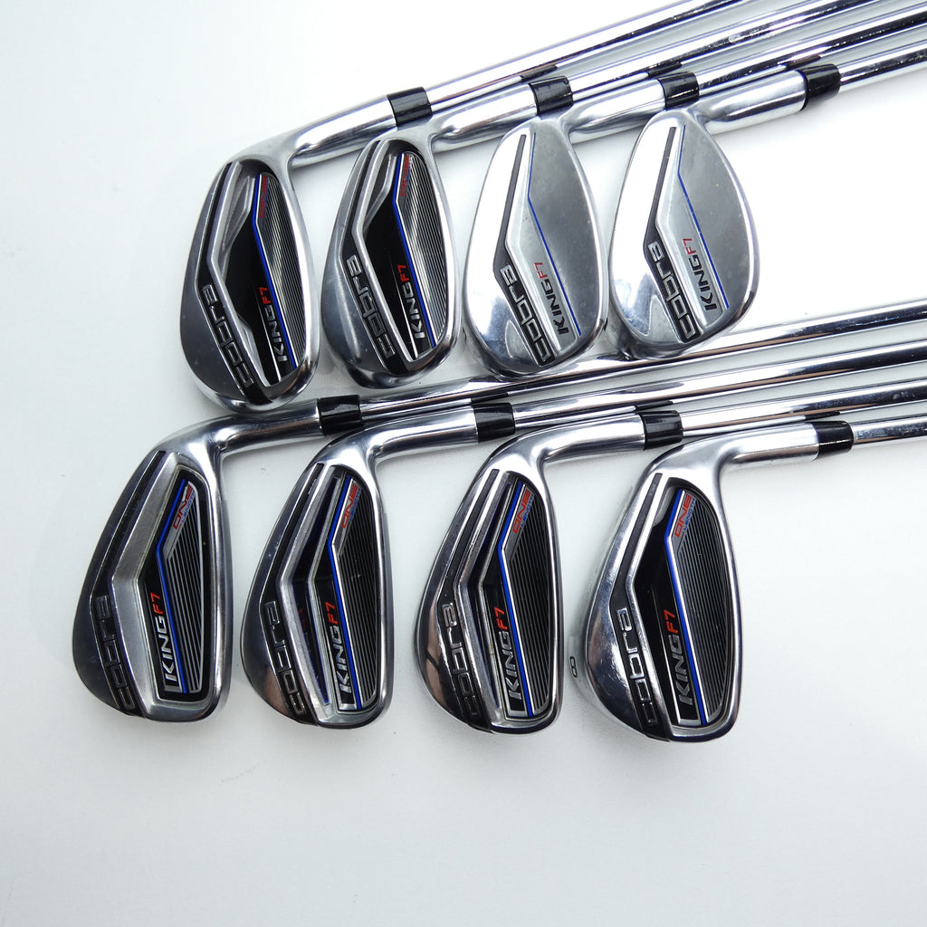 Used Cobra King F7 One Length Iron Set / 5 - SW + GW / Regular Flex
