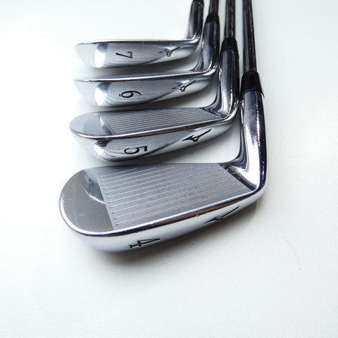Used Mizuno MP-58 Iron Set / 4 - PW / Regular Flex