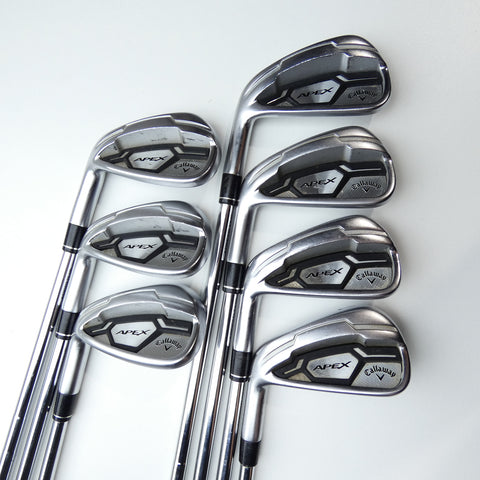 Used Callaway Apex CF16 Iron Set / 4 - PW / Stiff Flex / Left-Handed