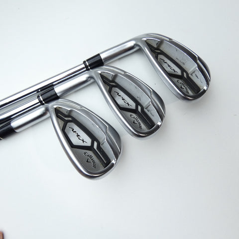 Used Callaway Apex CF16 Iron Set / 4 - PW / Stiff Flex / Left-Handed