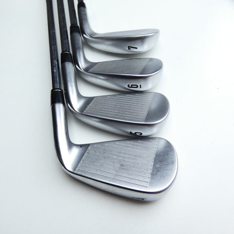 Used Callaway Apex CF16 Iron Set / 4 - PW / Stiff Flex / Left-Handed