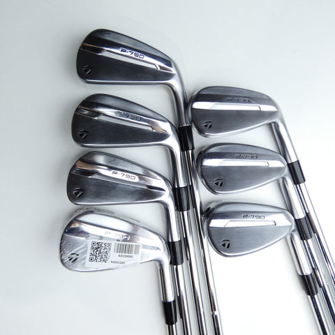 Used TaylorMade P790 2025 Iron Set / 5 - PW + AW / Stiff Flex
