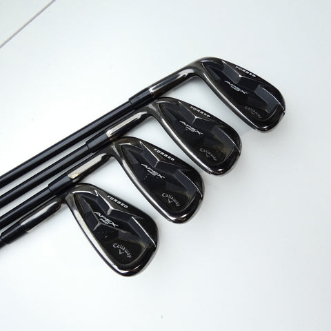 Used Callaway Apex Pro Smoke 19 Iron Set / 3 - PW + AW / Regular Flex / Left-Ha