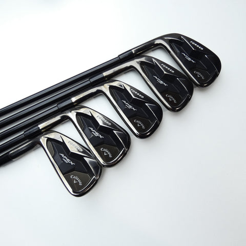 Used Callaway Apex Pro Smoke 19 Iron Set / 3 - PW + AW / Regular Flex / Left-Ha