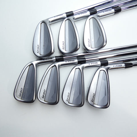 Used Ping i230 Iron Set / 4 - PW / Stiff Flex