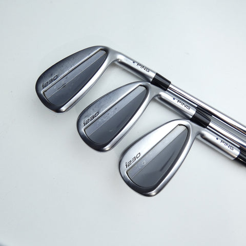 Used Ping i230 Iron Set / 4 - PW / Stiff Flex
