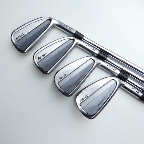 Used Ping i230 Iron Set / 4 - PW / Stiff Flex