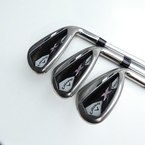 Used Callaway X Hot 2013 Iron Set / 6 - SW / Ladies Flex