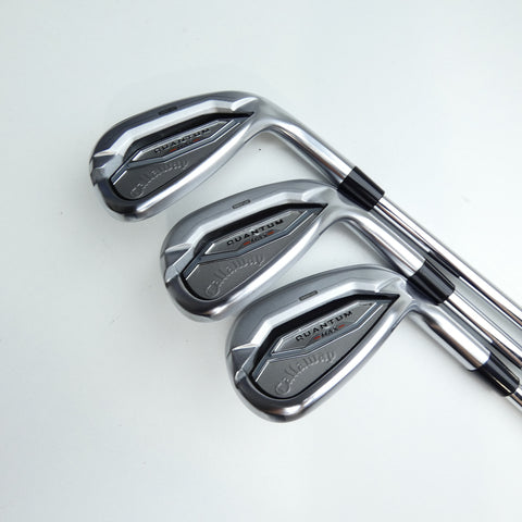Used Callaway Quantum Max Iron Set / 5 - PW + AW / Regular Flex
