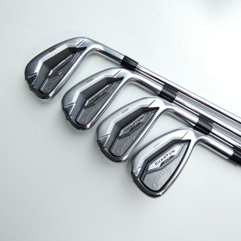 Used Callaway Quantum Max Iron Set / 5 - PW + AW / Regular Flex
