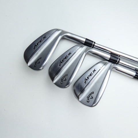 Used Callaway Apex Ti Fusion 250 Iron Set / 5 - PW / Stiff Flex