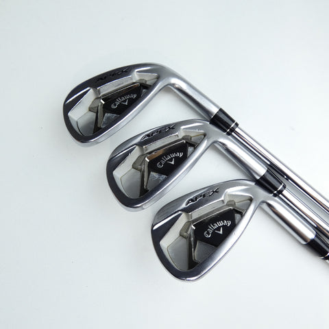 Used Callaway Apex 21 Iron Set / 4 - PW / Stiff Flex