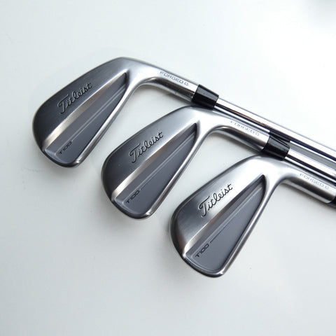Used Titleist T100 2025 Iron Set / 5 - PW / X-Stiff Flex