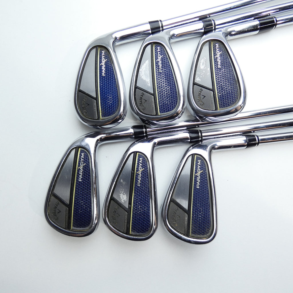 Used Callaway Paradym Iron Set / 5 - PW / Stiff Flex