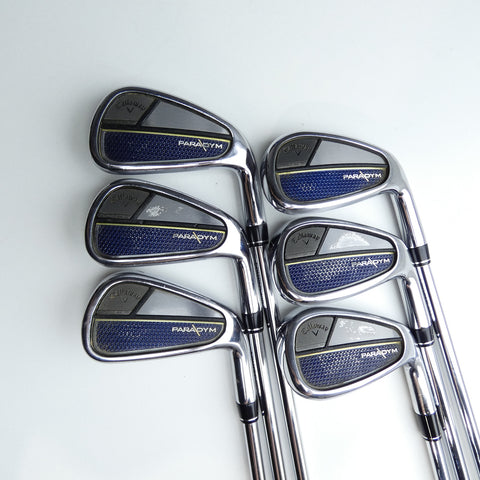 Used Callaway Paradym Iron Set / 5 - PW / Stiff Flex