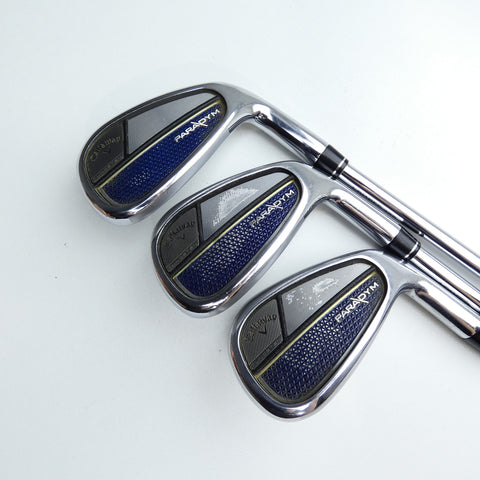 Used Callaway Paradym Iron Set / 5 - PW / Stiff Flex
