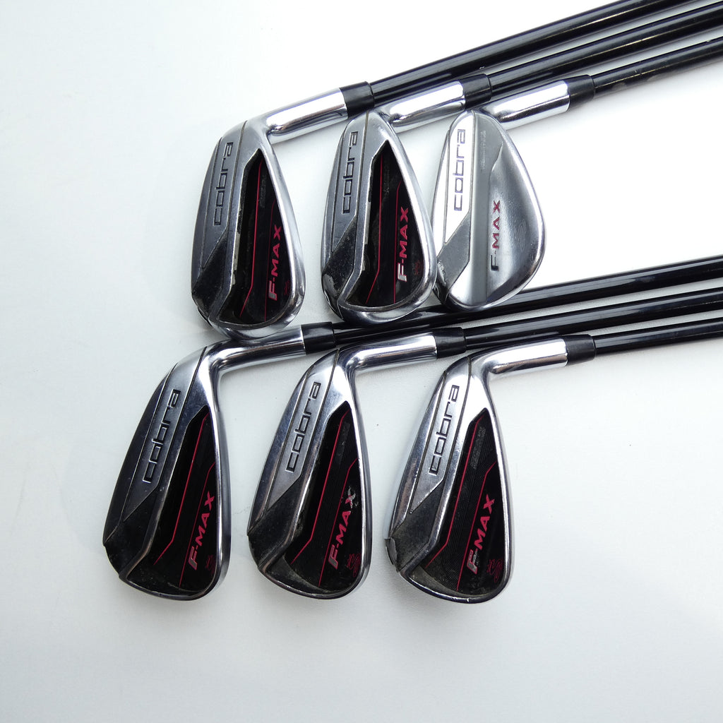 Used Cobra F-Max Womens Iron Set / 6 - PW / Ladies Flex