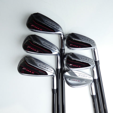 Used Cobra F-Max Womens Iron Set / 6 - PW / Ladies Flex