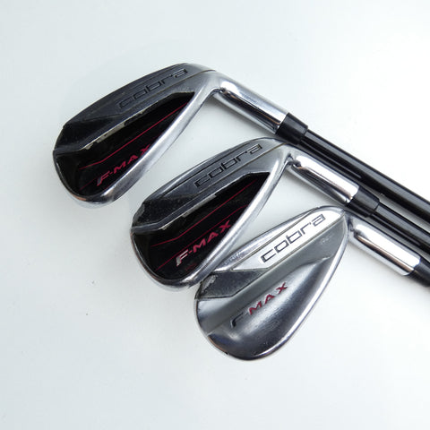 Used Cobra F-Max Womens Iron Set / 6 - PW / Ladies Flex