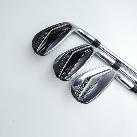 Used Cobra King F7 One Length Iron Set / 6 - PW + GW / Regular Flex