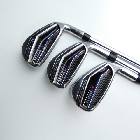 Used Cobra King F7 One Length Iron Set / 6 - PW + GW / Regular Flex