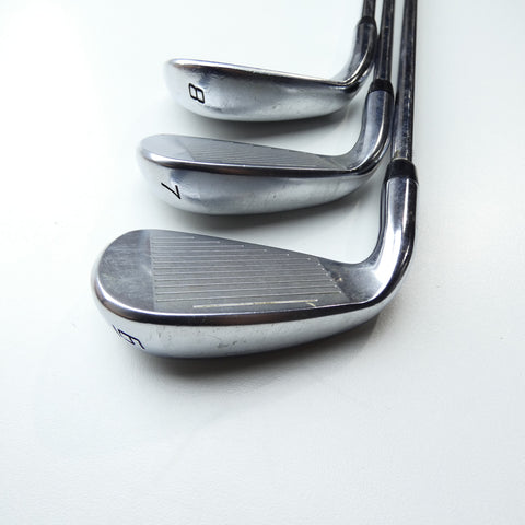 Used Cobra King F7 One Length Iron Set / 6 - PW + GW / Regular Flex