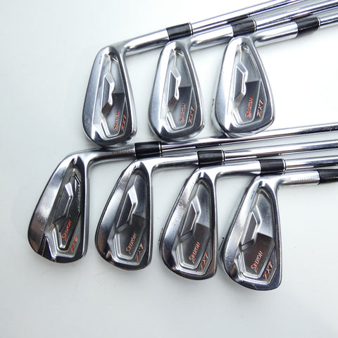 Used Srixon ZX5 MKII & ZX7 MKII Combo Set Iron Set / 4 - PW / Stiff Flex